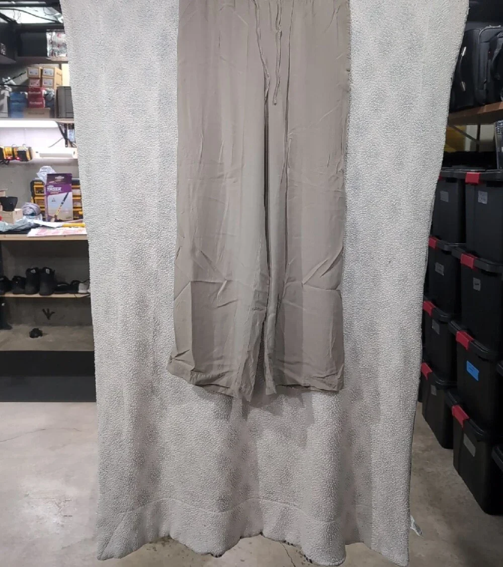 H&M Linen-style Light Beige  Drawstring Pants
